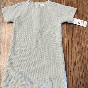 Carter's Lt Green Knit Bodysuit Short Sleeve / Shorts Sz 18mo Summer BI